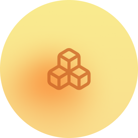 Stacked blocks icon